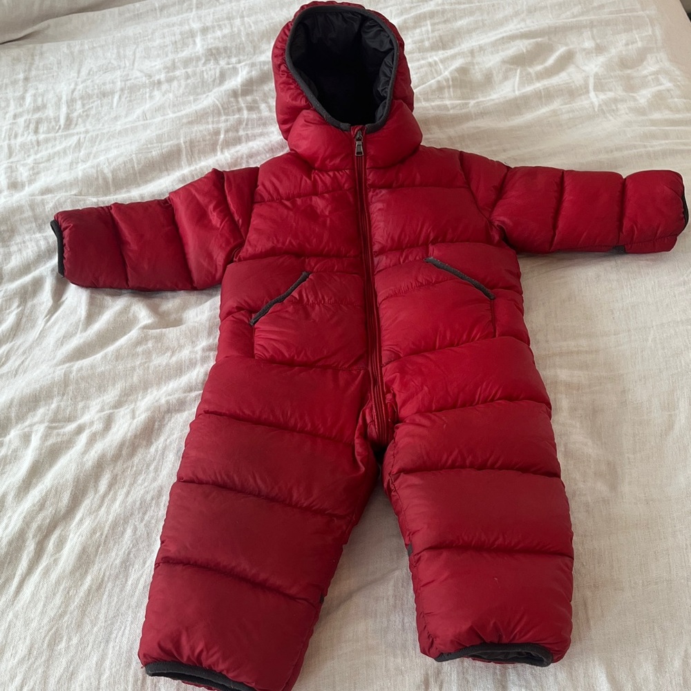 Moncler toddler down snowsuit, 12-18 m, Price firm
